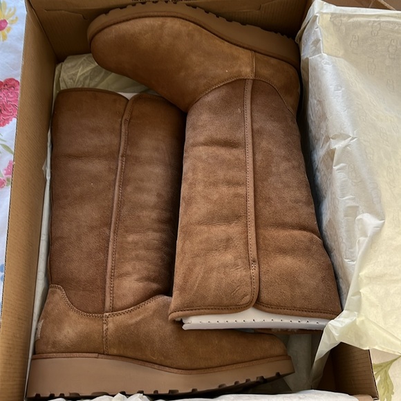 NWTS Ugg Kara Slim Tall Demi Wedge Boot - Picture 3 of 13